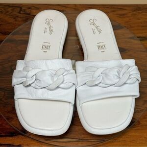 Seychelles Tulum Sandal in Off White Leather
